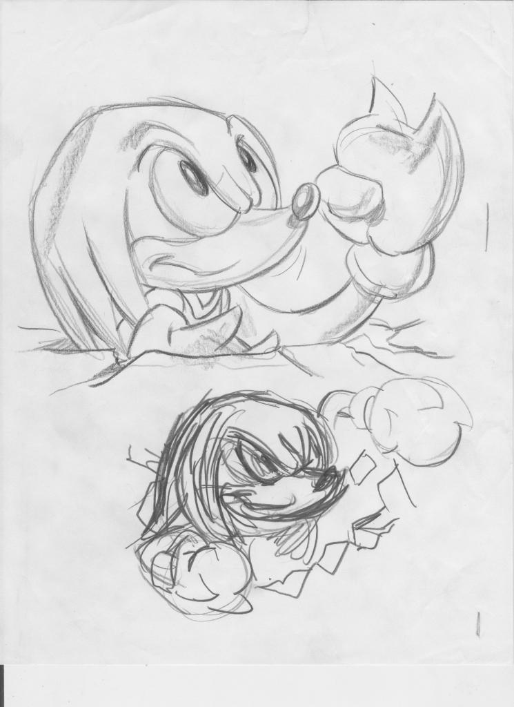 745x1024 Image - Knuckles Sketch