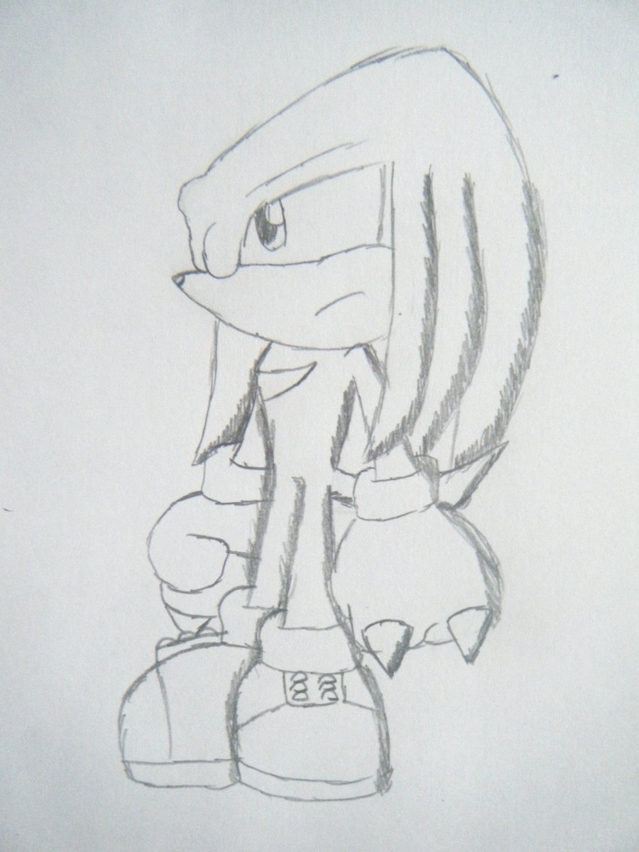 900x1200 Knuckles Sketch By Mands 14 - Knuckles Sketch
