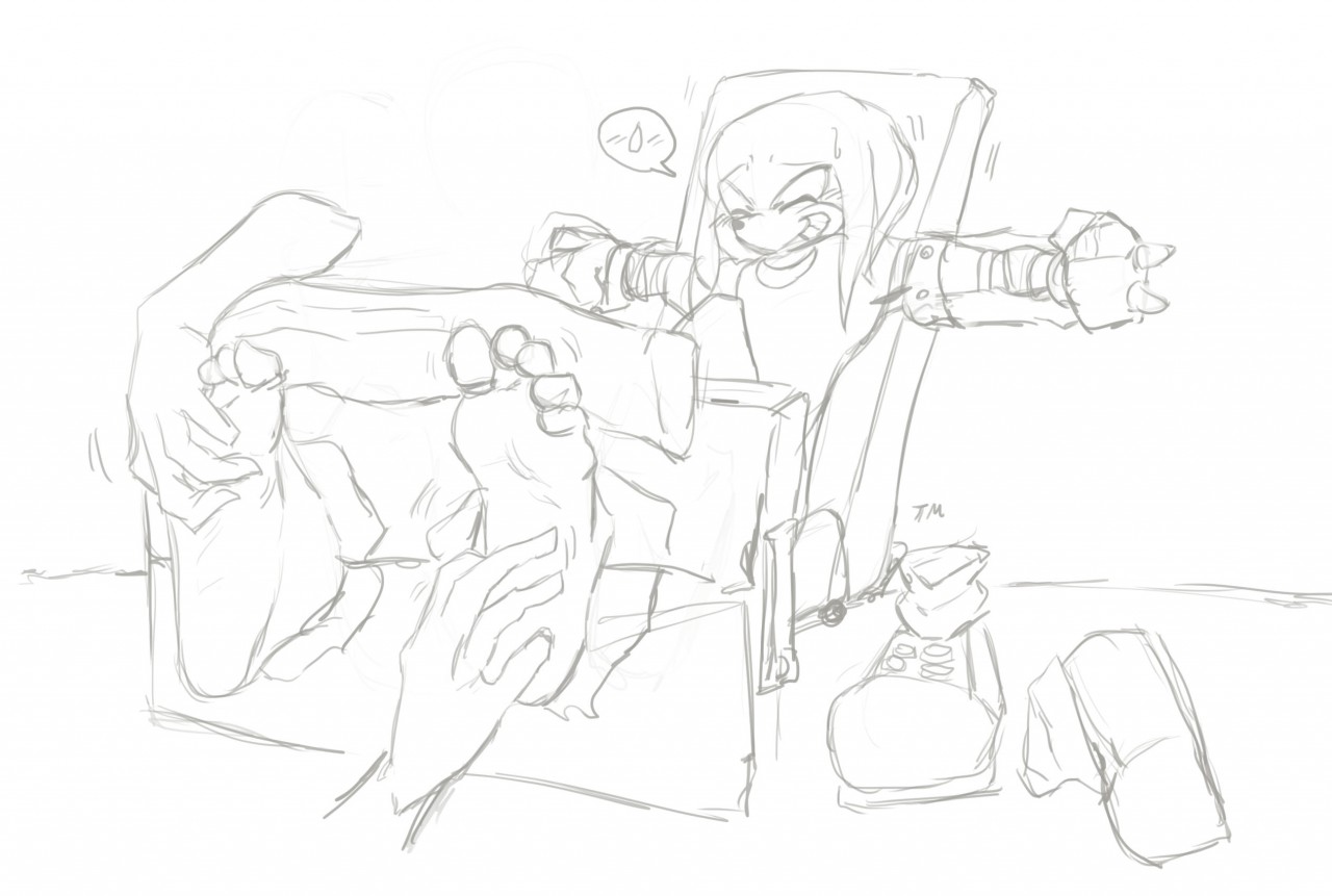 1280x861 Knuckles Sketch By Twomario - Knuckles Sketch