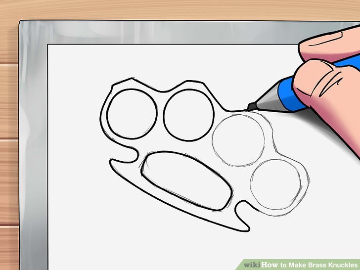 728x546 How To Make Brass Knuckles 13 Steps (With Pictures) - Knuckles Sketch