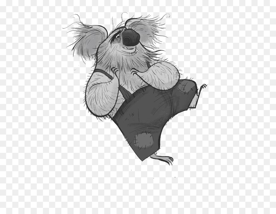 900x700 Koala Black And White Drawing Sketch - Koala Sketch