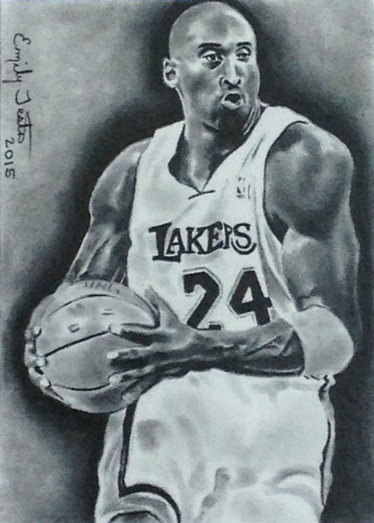 Pencil Sketch Sketch Kobe Bryant Jersey Drawing ~ Drawing Easy