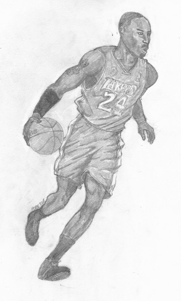 Kobe Sketch at PaintingValley.com | Explore collection of Kobe Sketch