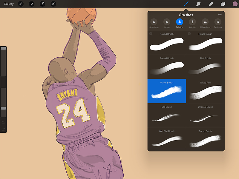 800x600 Kobe Fades Into History By Giancarlo - Kobe Sketch