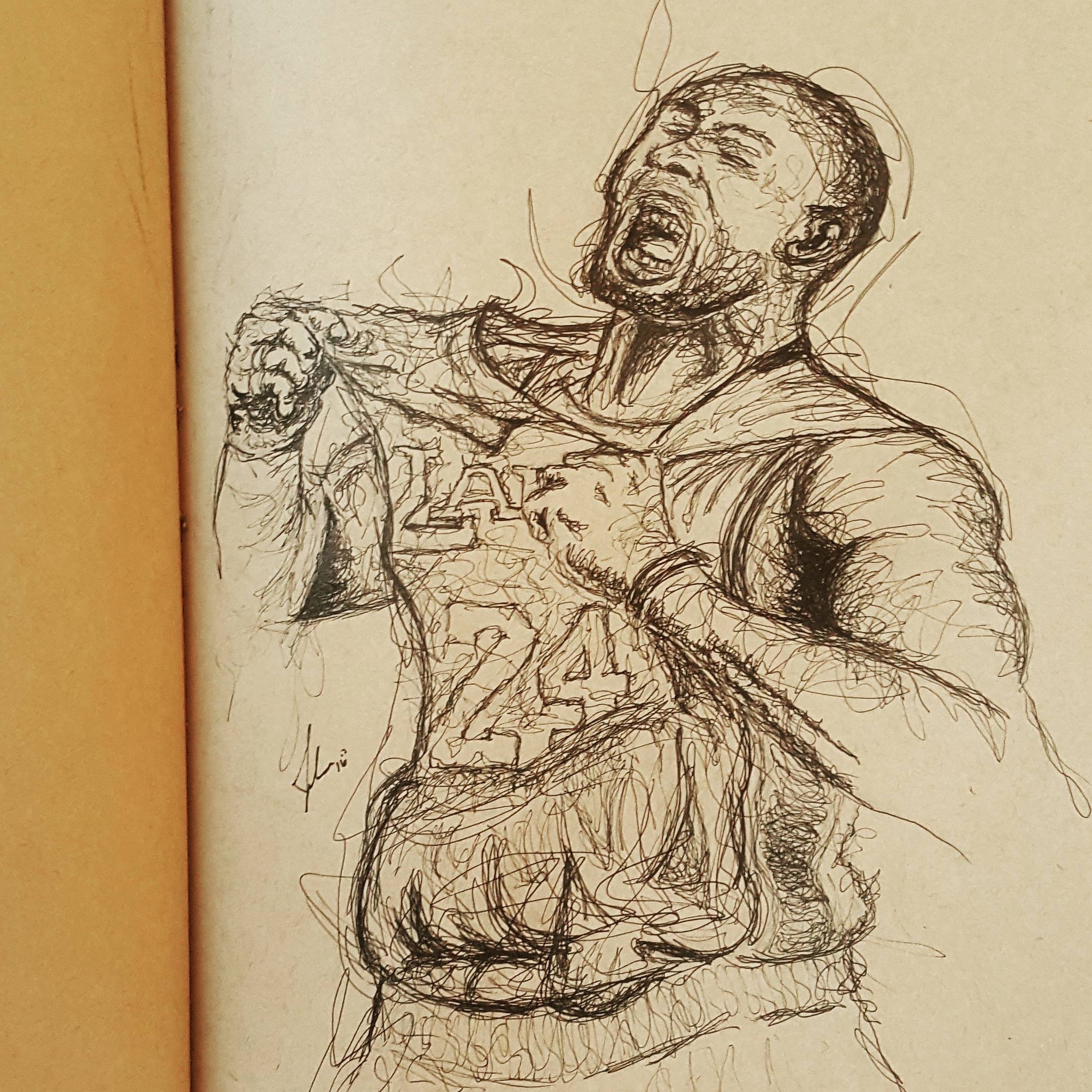 2244x2244 Drawing Of Kobe I Did - Kobe Sketch