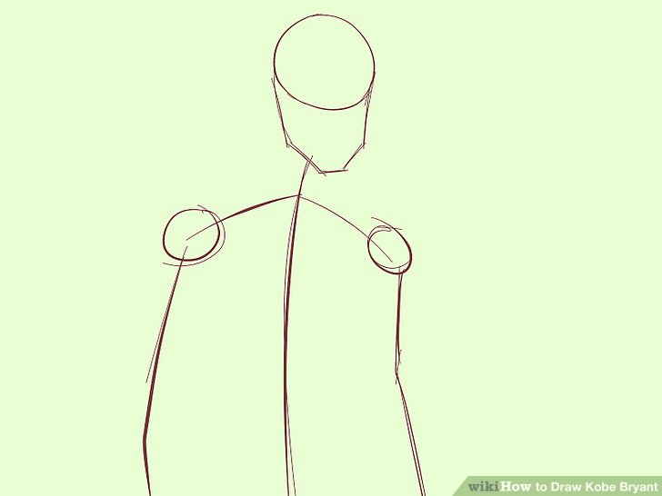 728x546 How To Draw Kobe Bryant (With Pictures) - Kobe Sketch