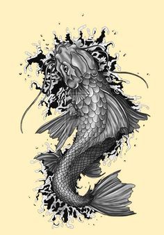 236x337 Dragon Coy - Koi Dragon Sketch