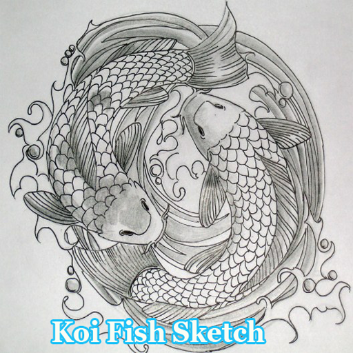 512x512 Koi Fish Sketch Latest Version Apk Androidappsapk.co - Koi Fish Sketch