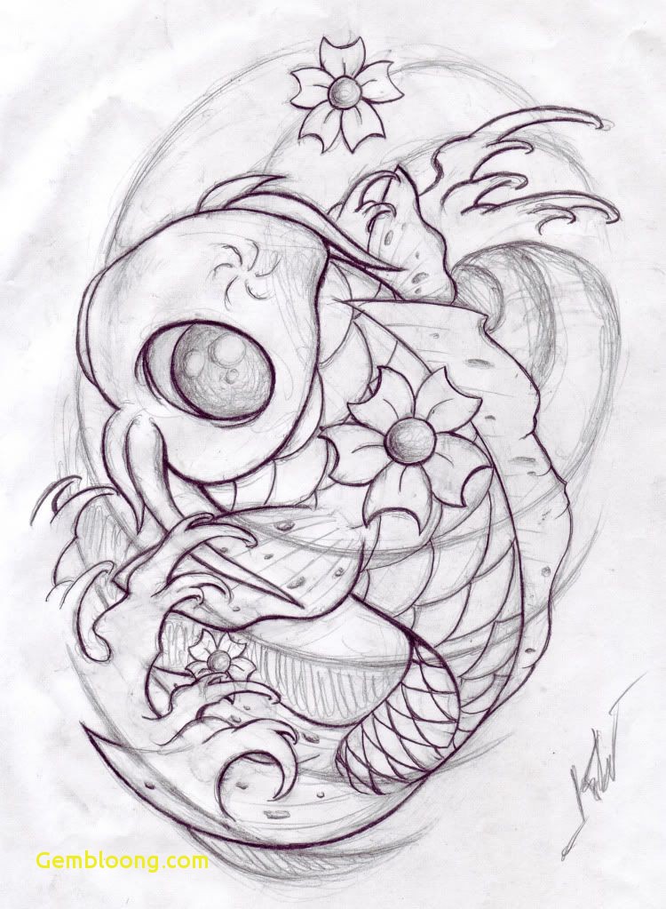 750x1023 Best Of Koi Fish Drawings - Koi Fish Sketch