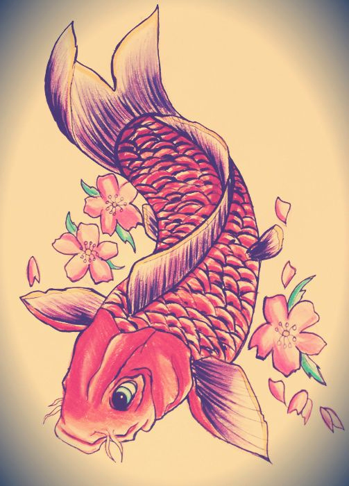 503x700 Cute Koi Fish Tattoo Designs New The 33 Best Small Fishing Tattoos - Koi Fish Tattoo Sketch