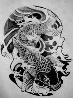 Koi Fish Tattoo Sketch At Paintingvalleycom Explore