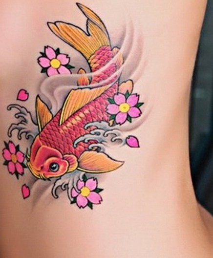 436x528 Japanese Koi Fish Tattoo Designs Amp Meanings - Koi Fish Tattoo Sketch