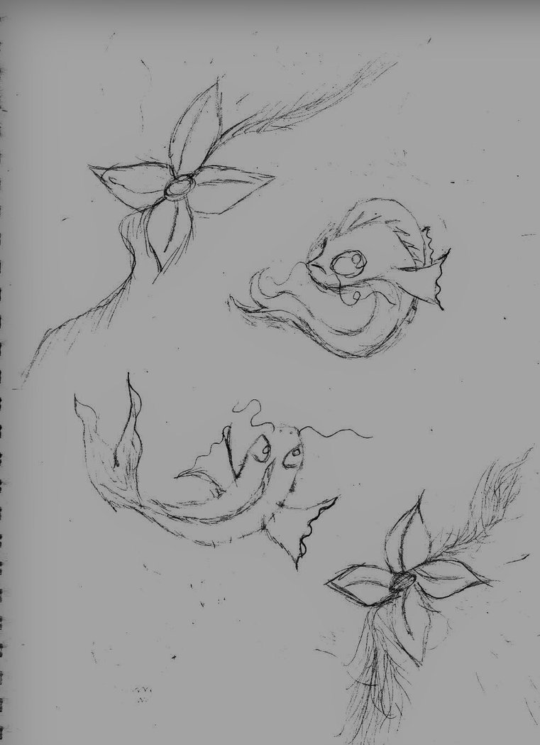 761x1049 Koi Pond (Sketch) By Theneverendinghowl - Koi Pond Sketch