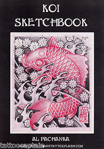 210x300 Al Pachanka Koi Flash Japanese Tattoo Sketch Digital 3000 Pixels - Koi Sketch Tattoo