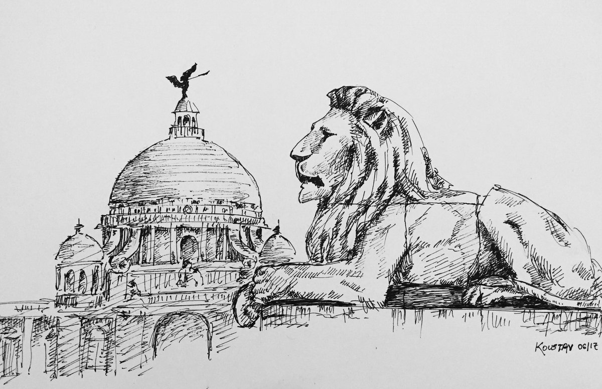1200x775 Koustav Sen On Twitter - Kolkata Sketch