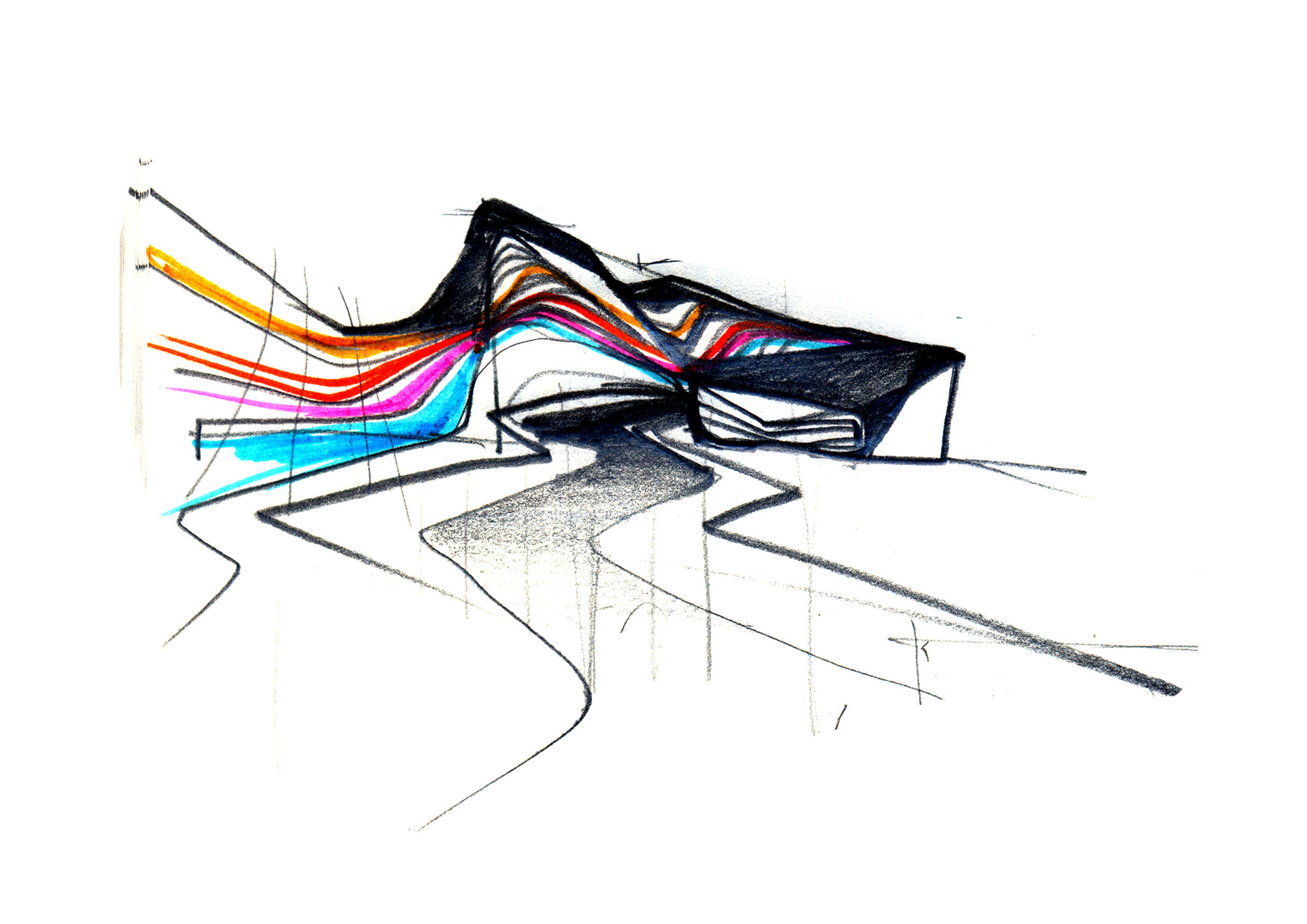 2000x1414 Gallery Of Emerging Practices In India Abin Design Studio - Kolkata Sketch