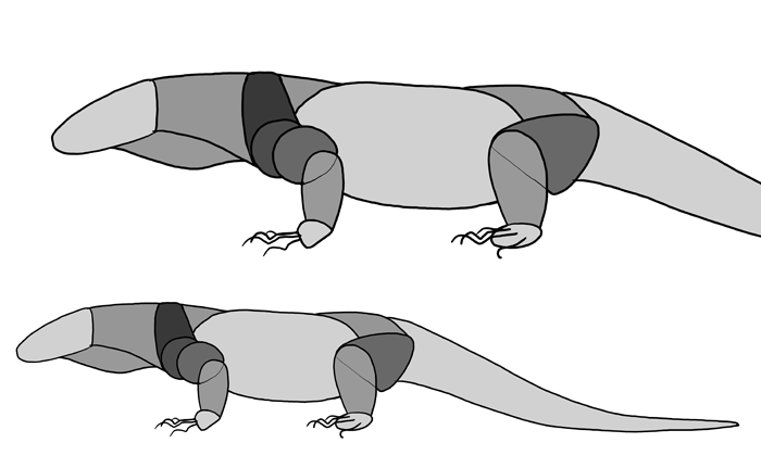 700x431 How To Draw Lizards (Aka Real Life Dragons) - Komodo Dragon Sketch