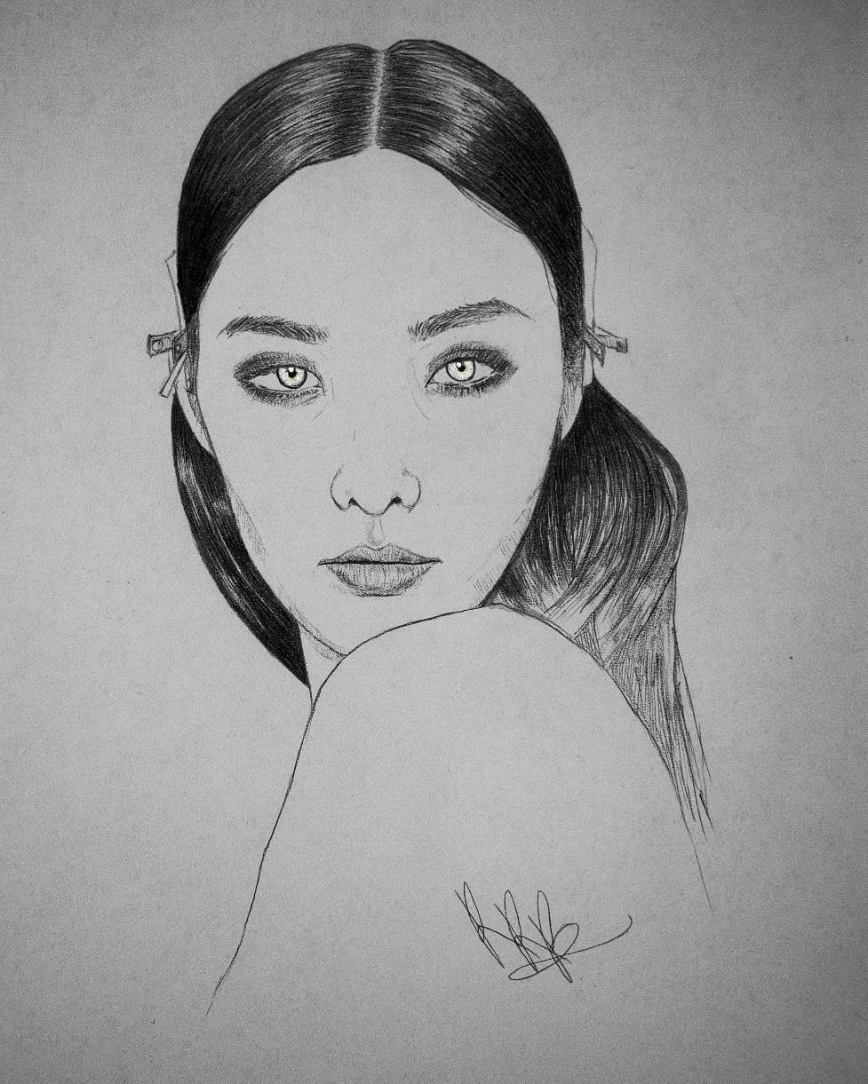 977x1221 Drawing Korean Sketch Draw On Instagram - Korean Sketch