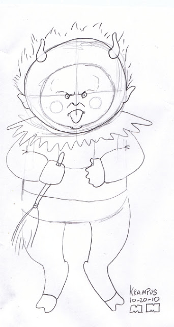 342x640 I Am A Dollmaker. Krampus Sketch - Krampus Sketch