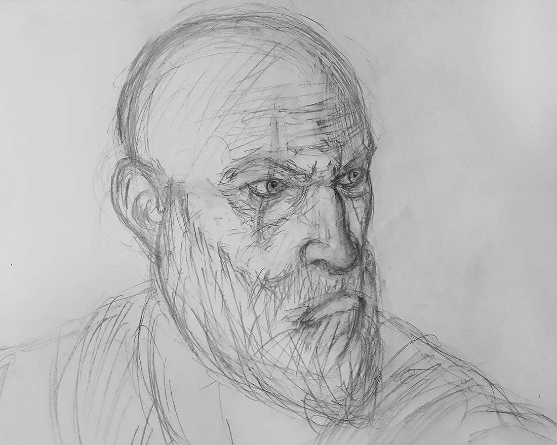 1100x879 Josdavi On Twitter Dad Of Boy - Kratos Sketch