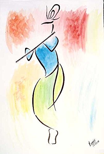 336x500 Lord Krishna Sketch And Painting Amazon.in Home Amp Kitchen - Krishna Sketch