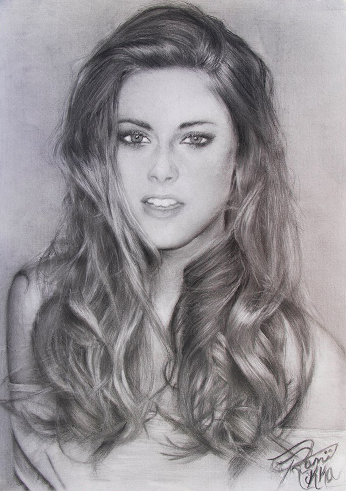 1200x1702 Kristen Stewart Drawing Pic Drawing Skill - Kristen Stewart Sketch