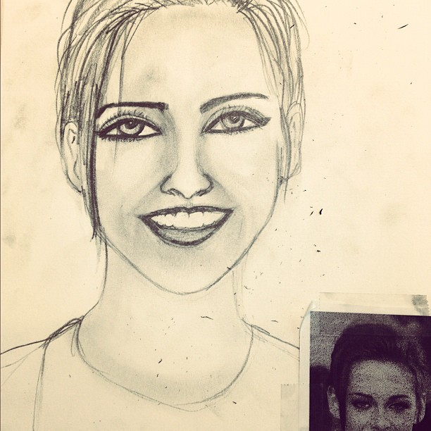 612x612 Kristen Stewart Sketch By Shiraloves - Kristen Stewart Sketch