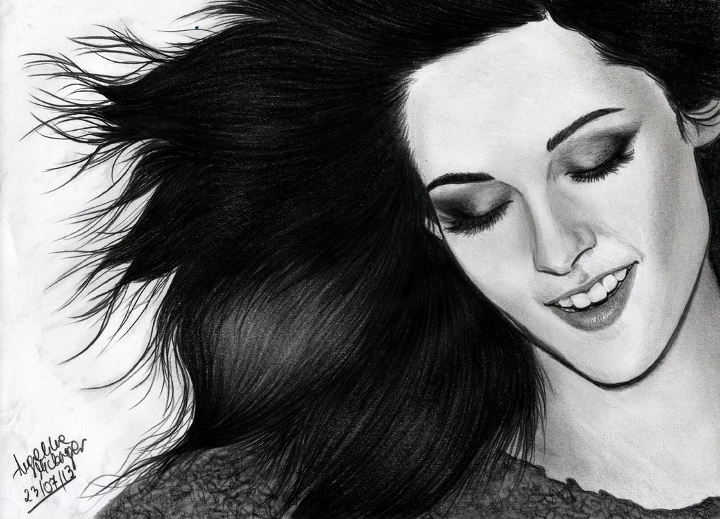 1024x738 Kristen Stewart By Angiebelikejolie - Kristen Stewart Sketch