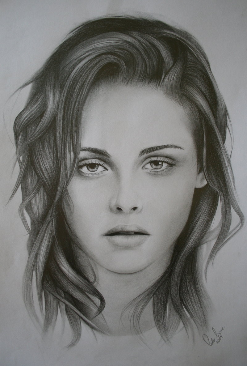 800x1184 Kristen Stewart By Petebritney - Kristen Stewart Sketch
