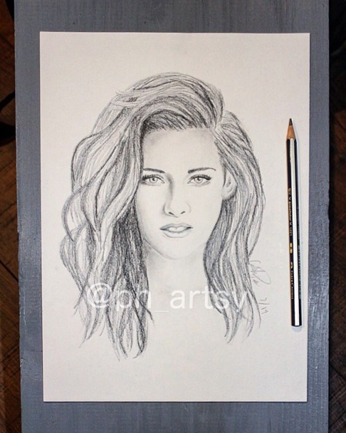 500x625 Kristen Stewart Draw Tumblr - Kristen Stewart Sketch