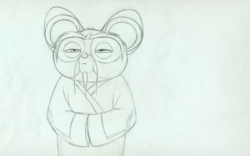 820x510 Living Lines Library Kung Fu Panda Secrets Of The Furious Five - Kung Fu Panda Sketch