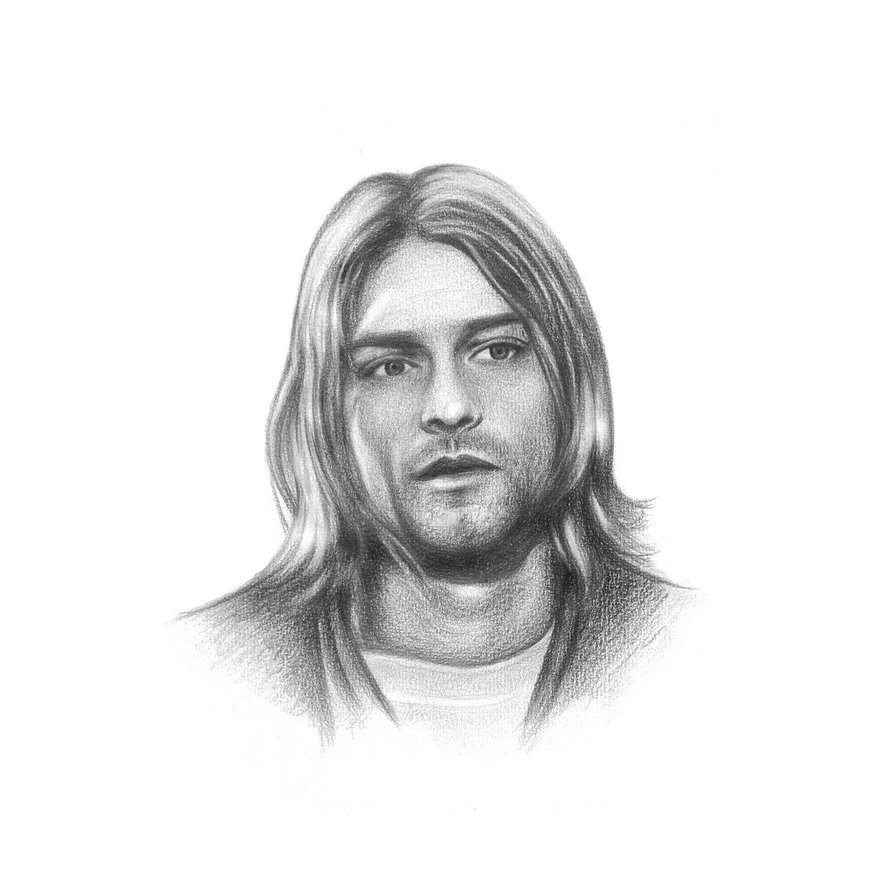 Kurt Cobain Sketch at Explore collection of Kurt