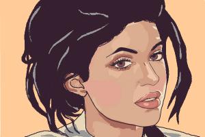 300x200 How To Draw Kylie Jenner - Kylie Jenner Sketch