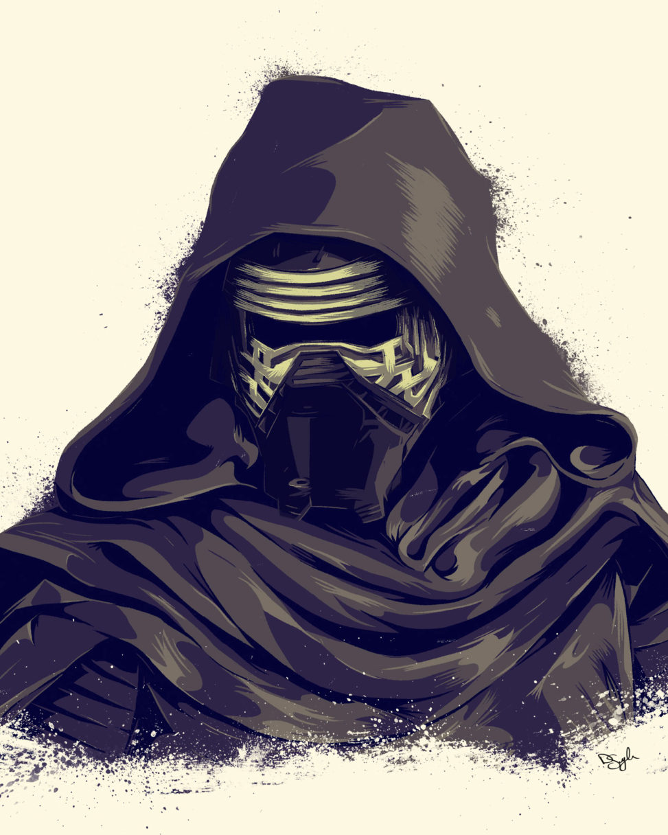 973x1216 Kylo Ren Artwork By Dane Snyder More Star Wars - Kylo Ren Sketch