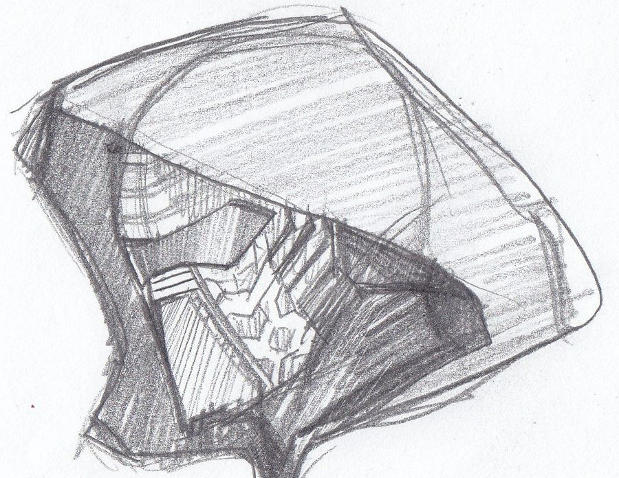 900x696 Kylo Ren Sketch By Constantm0tion May The Force Be - Kylo Ren Sketch