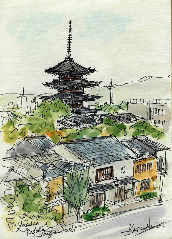 575x800 Sato Gallery - Kyoto Sketch
