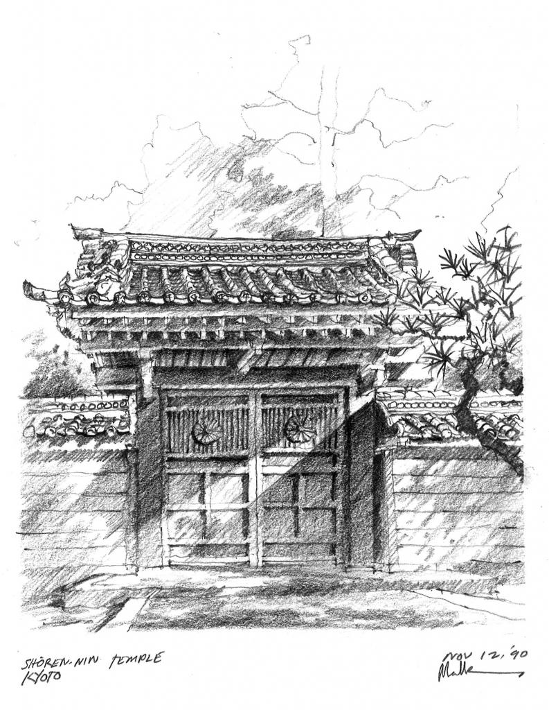 793x1024 Art Work Of The Month Aianh - Kyoto Sketch