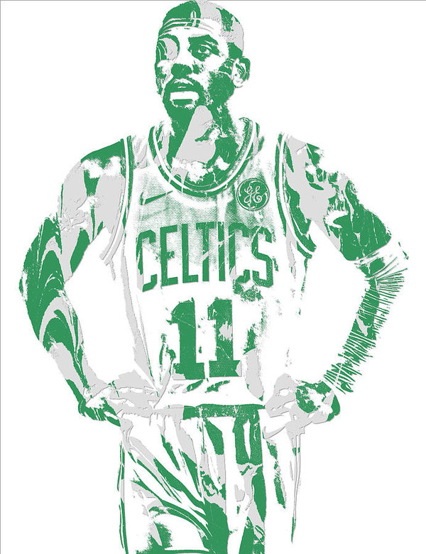 600x780 Kyrie Irving Boston Celtics Pixel Art 8 Art Print By Joe Hamilton - Kyrie Irving Sketch