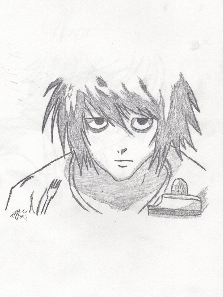 775x1031 Another L Sketch By Mousesky - L Sketch
