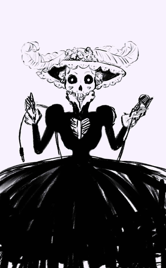 704x1136 La Catrina - La Catrina Sketch