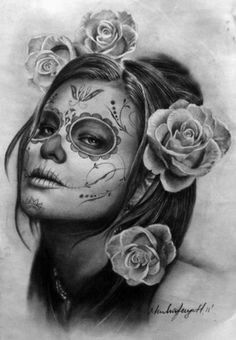 236x340 La Catrina Bilder Tattoo, Chicano And - La Catrina Sketch
