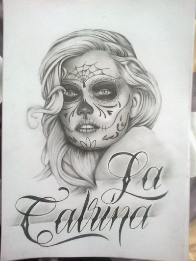 400x533 La Catrina By Smurfpunk - La Catrina Sketch