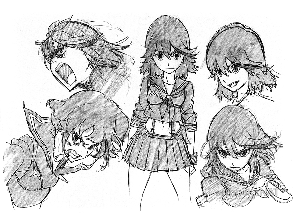 962x700 Concept Ryuko Matoi. Kill La Kill Know Your Meme - La Sketch
