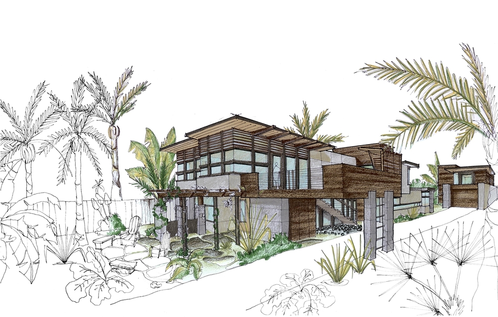 1000x638 De La Costa Residence Fuse Architecture Modern Architectural - La Sketch