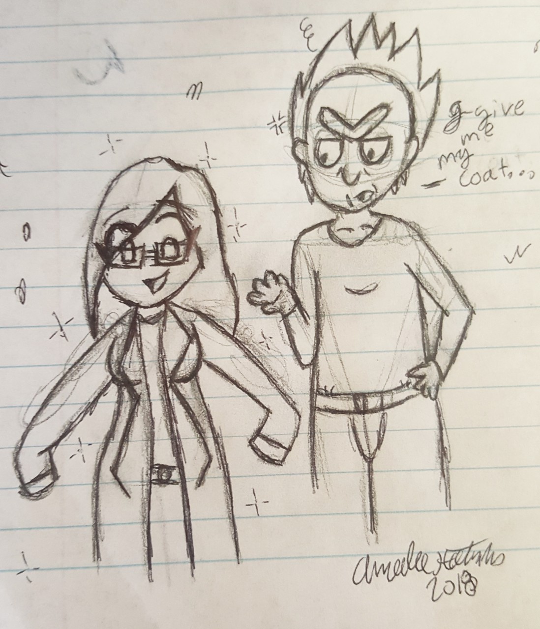 1098x1280 Stolen Lab Coat Sketch By Nekomay - Lab Coat Sketch