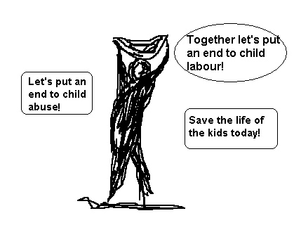 419x347 Child Labour Just A Sketch Computer Drawing ...expressing - Labour Sketch