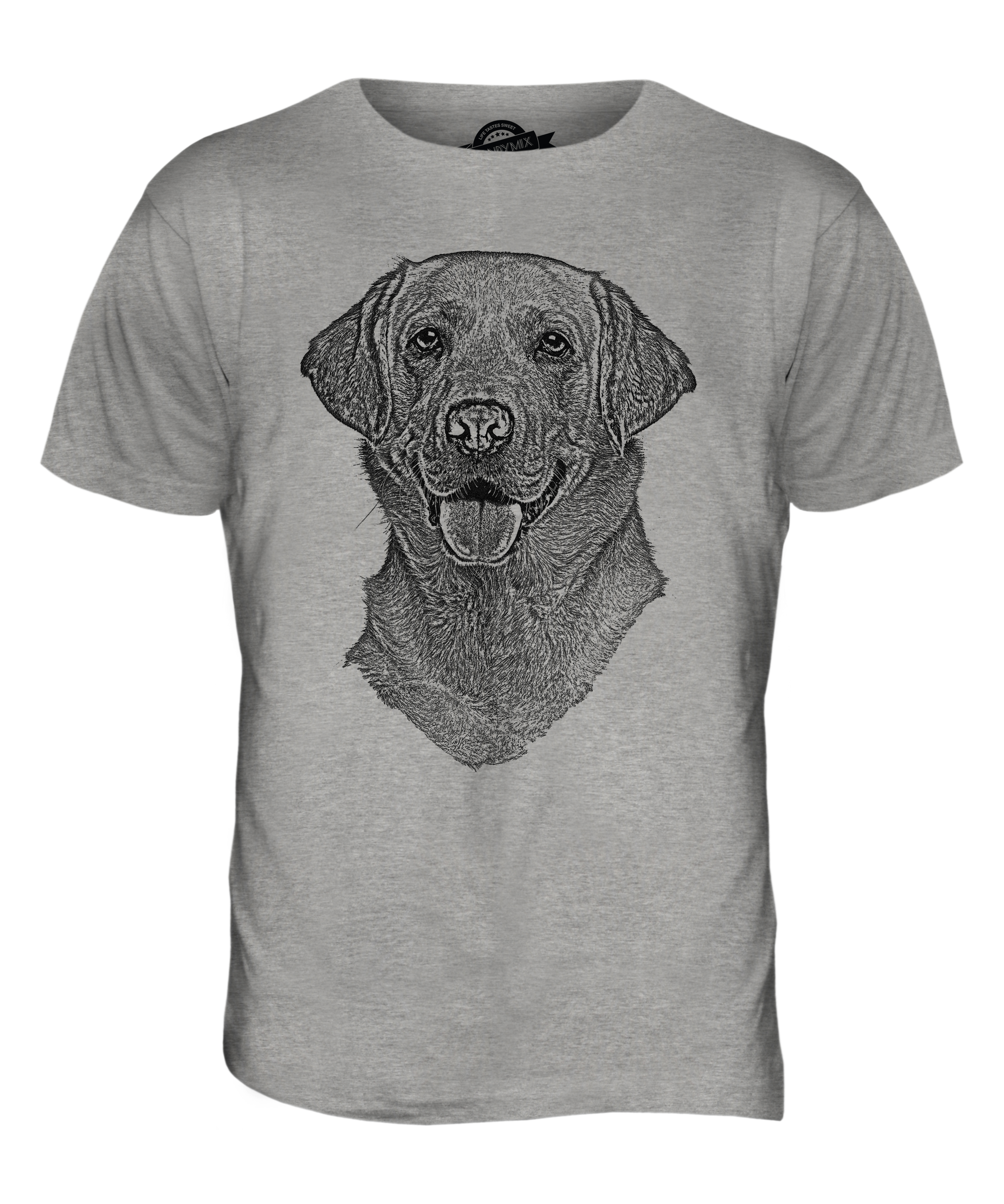 2500x3000 Labrador Retriever Sketch Mens Printed T Shirt Top Great Gift For - Labrador Dog Sketch