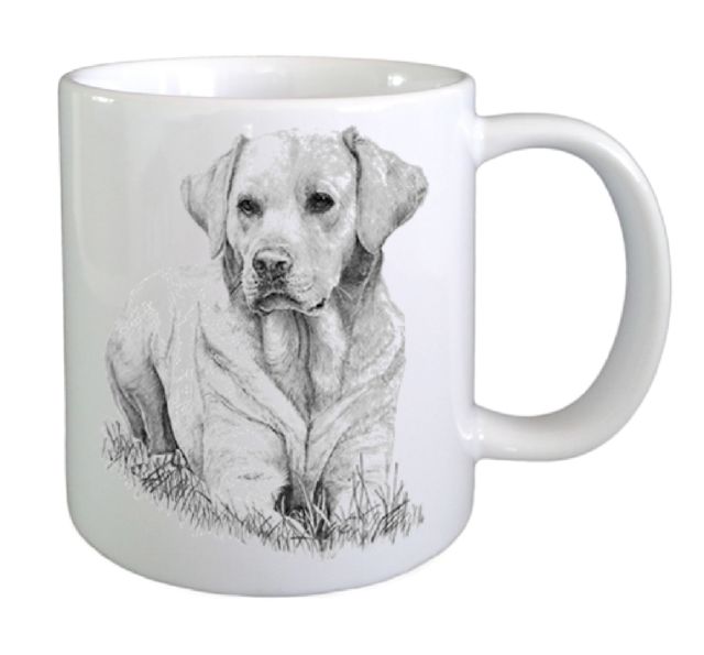 640x595 Labrador Retriever Dog Sketch Ceramic Mug By Paws 2 Print Ebay - Labrador Retriever Sketch