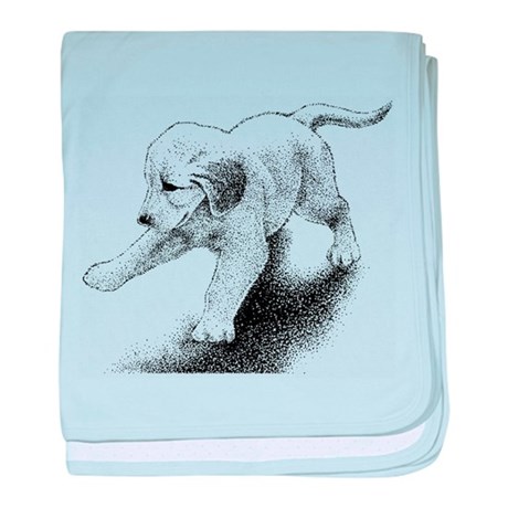 460x460 Labrador Retriever Sketch Baby Blanket By Cafepets - Labrador Retriever Sketch