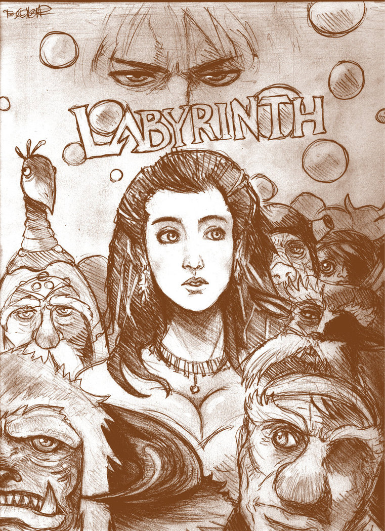 761x1049 Labyrinth Sketch By Xxthebonexx - Labyrinth Sketch